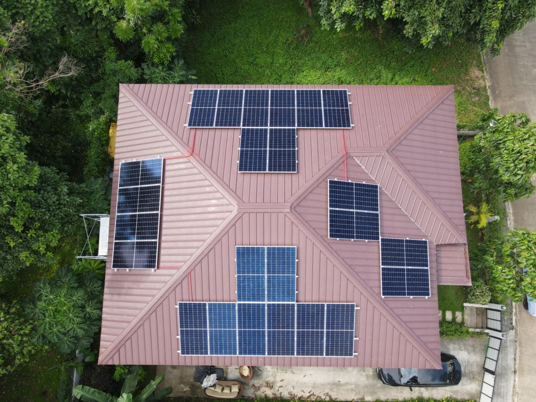 Solar installation in Manila