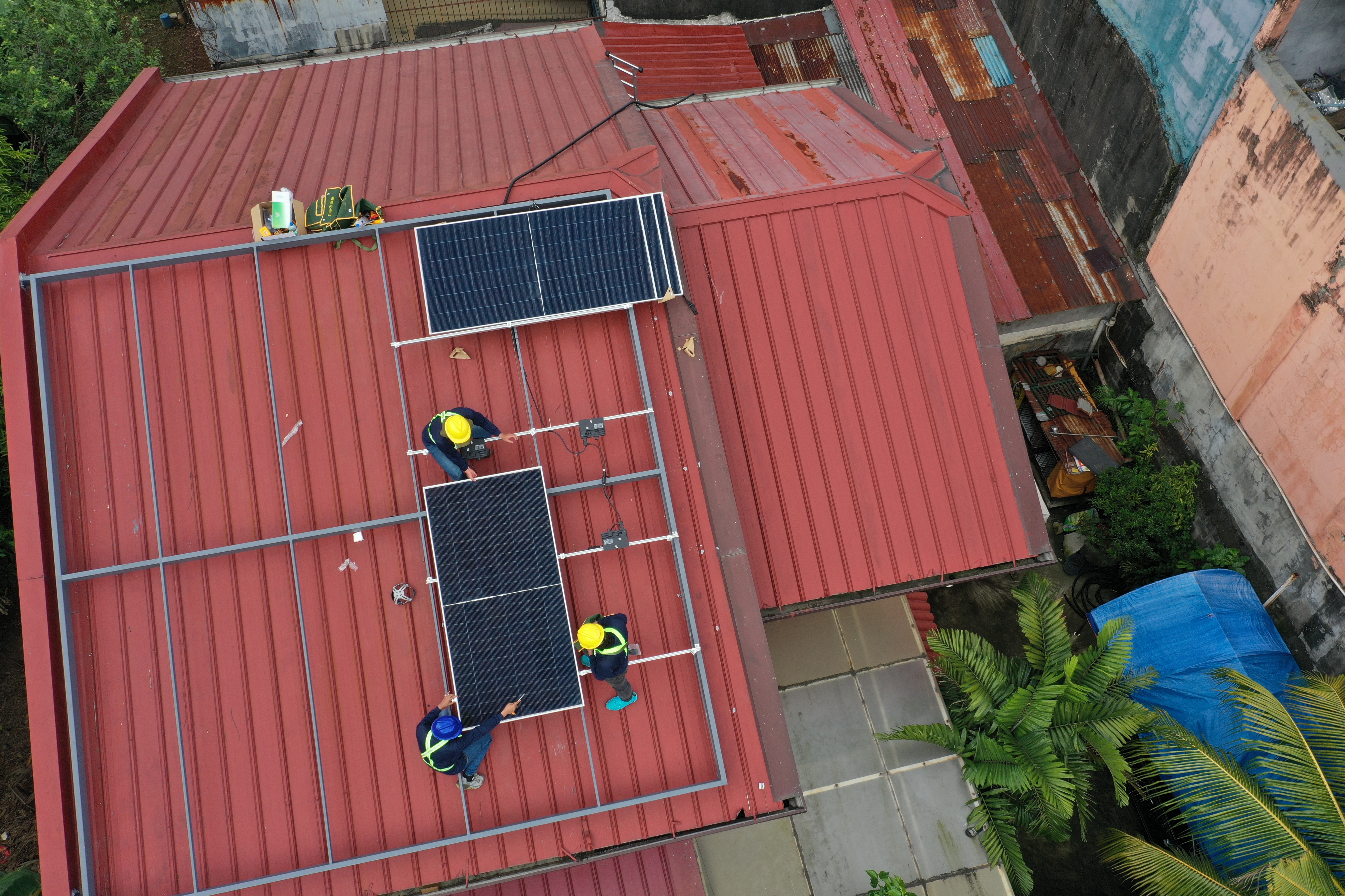 Solar installation in Rizal