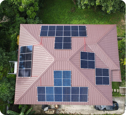Solar installation in Rizal